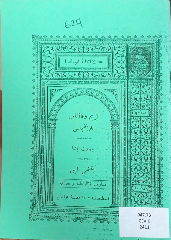 Kırım ve Kafkas Tarihçesi