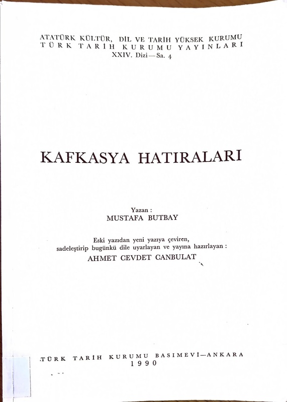 Kafkasya Hatıraları